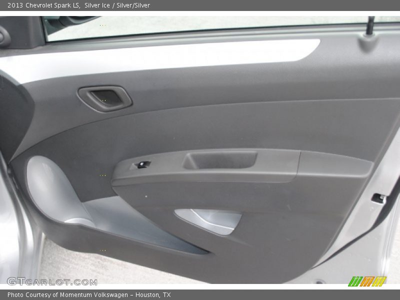 Silver Ice / Silver/Silver 2013 Chevrolet Spark LS