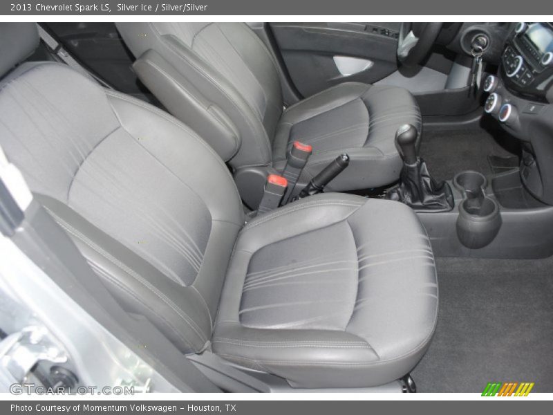 Silver Ice / Silver/Silver 2013 Chevrolet Spark LS