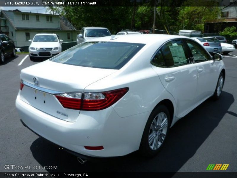 Starfire White Pearl / Parchment 2013 Lexus ES 350