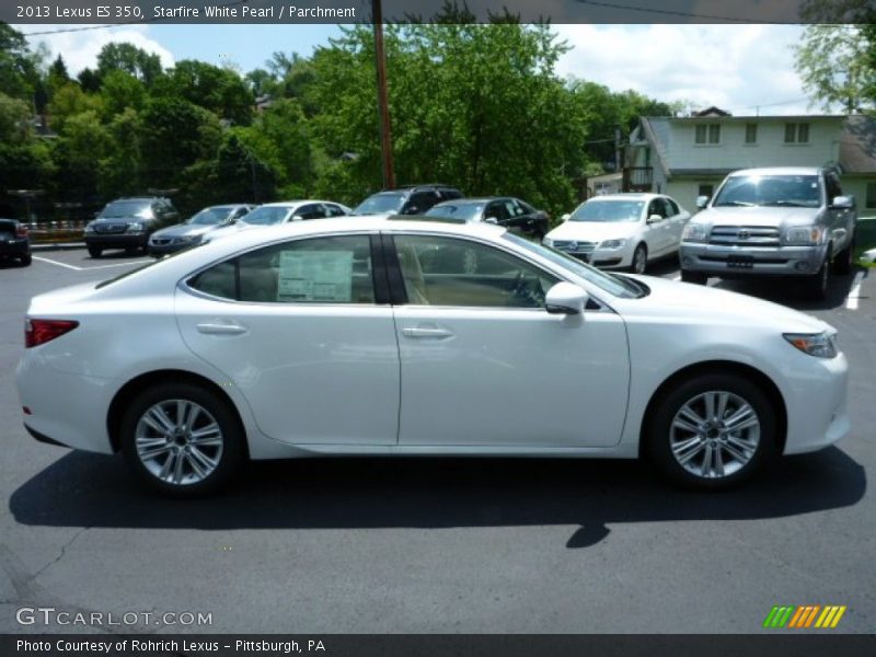 Starfire White Pearl / Parchment 2013 Lexus ES 350