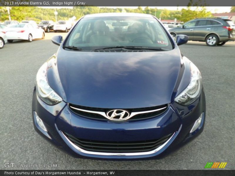 Indigo Night / Gray 2013 Hyundai Elantra GLS