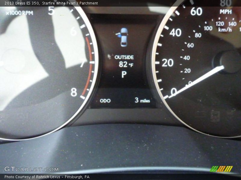 Starfire White Pearl / Parchment 2013 Lexus ES 350