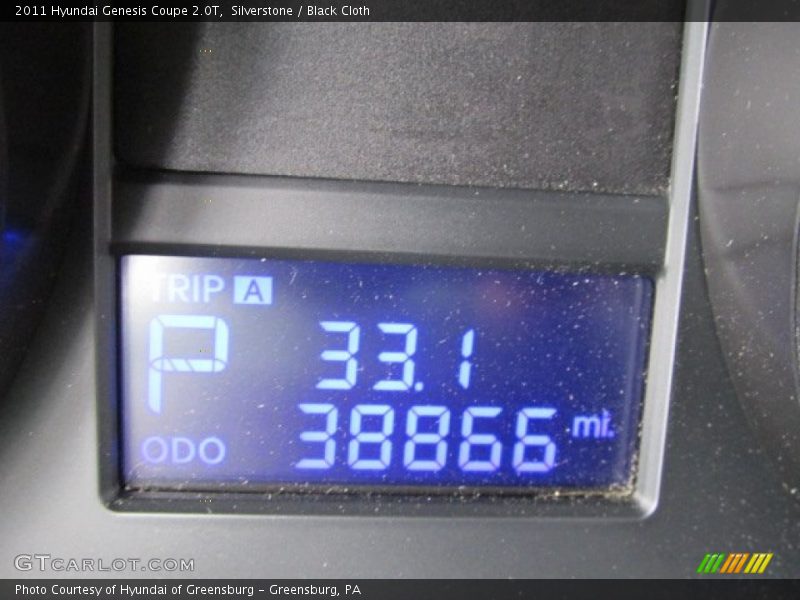 Silverstone / Black Cloth 2011 Hyundai Genesis Coupe 2.0T