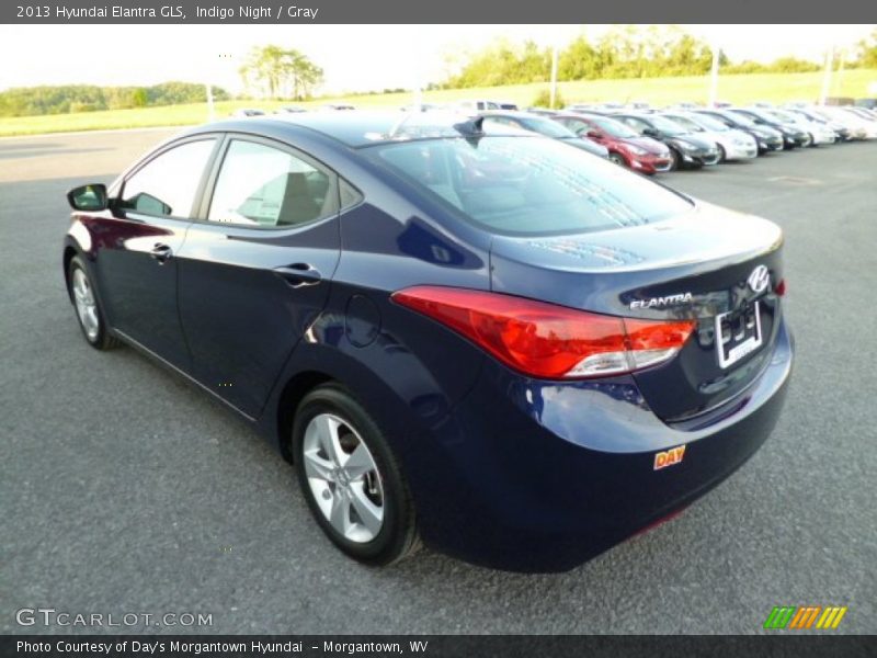 Indigo Night / Gray 2013 Hyundai Elantra GLS