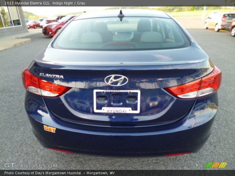 Indigo Night / Gray 2013 Hyundai Elantra GLS