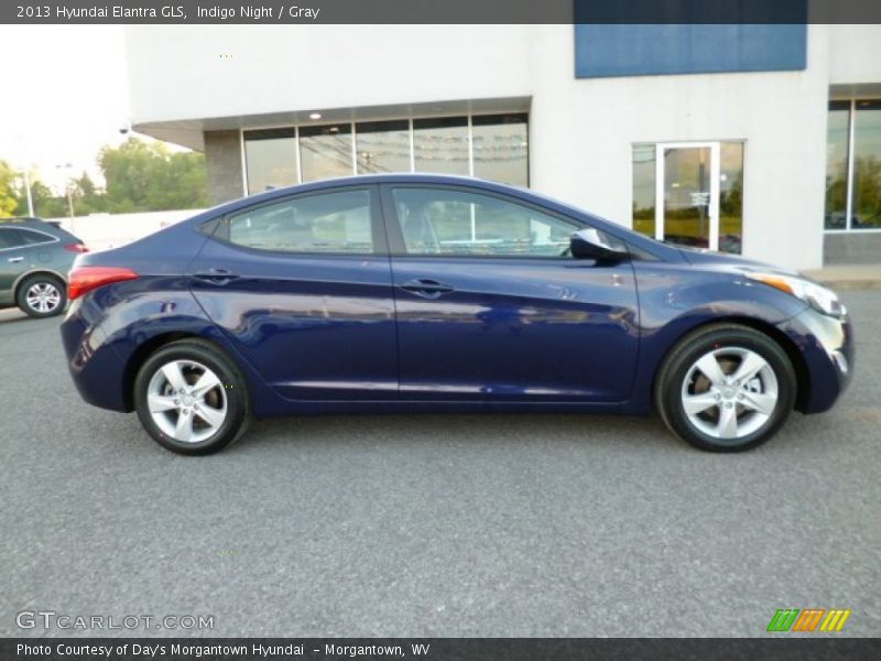 Indigo Night / Gray 2013 Hyundai Elantra GLS