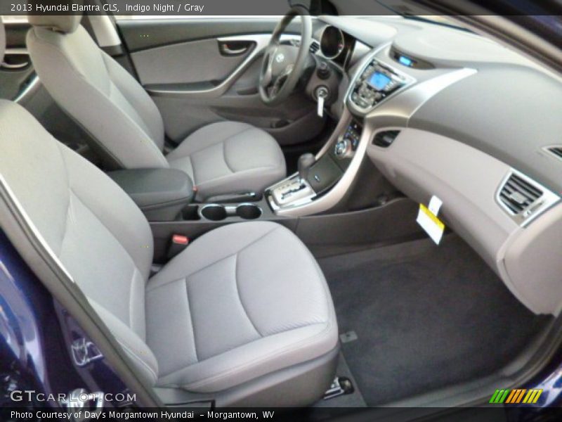 Indigo Night / Gray 2013 Hyundai Elantra GLS