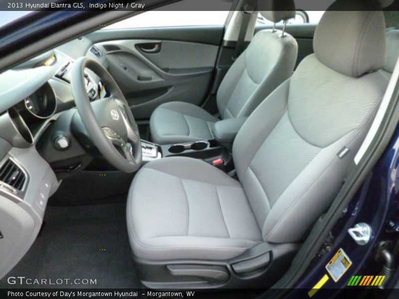 Indigo Night / Gray 2013 Hyundai Elantra GLS