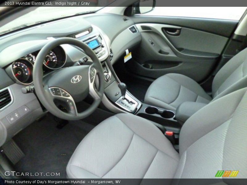 Indigo Night / Gray 2013 Hyundai Elantra GLS