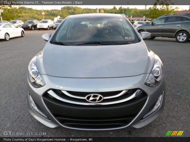 Titanium Gray Metallic / Black 2013 Hyundai Elantra GT