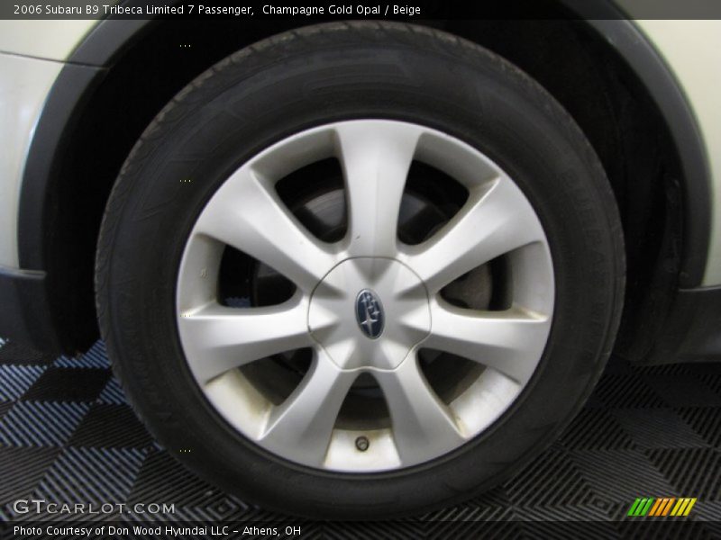 Champagne Gold Opal / Beige 2006 Subaru B9 Tribeca Limited 7 Passenger