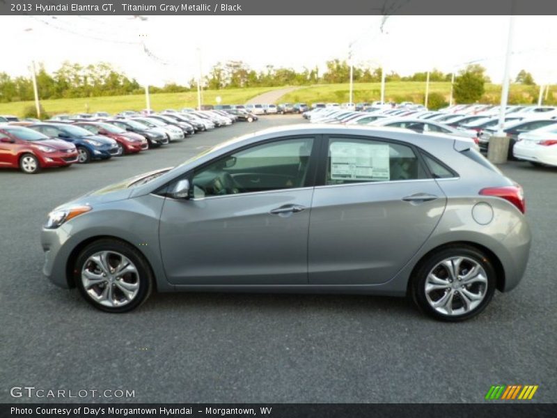 Titanium Gray Metallic / Black 2013 Hyundai Elantra GT