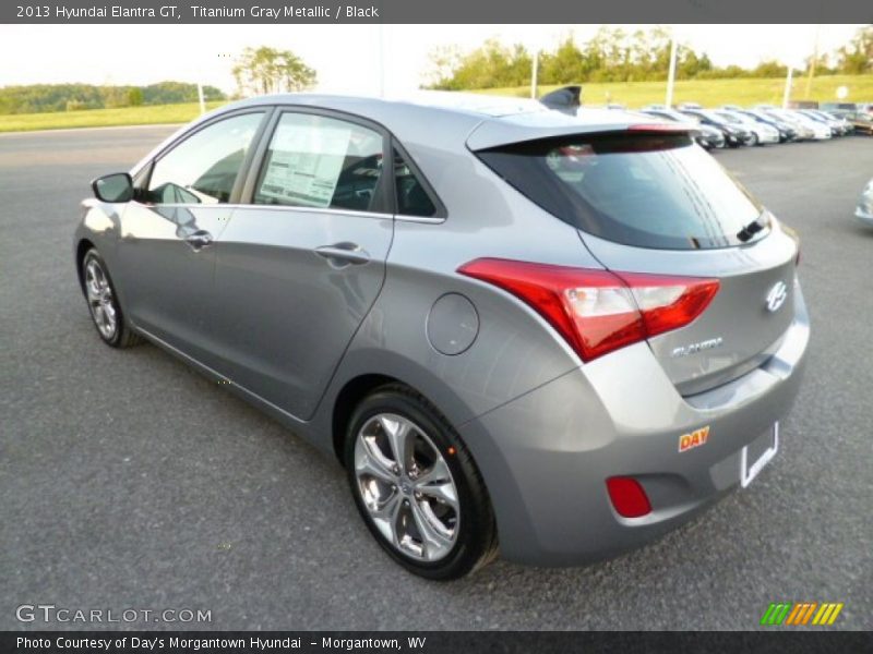 Titanium Gray Metallic / Black 2013 Hyundai Elantra GT