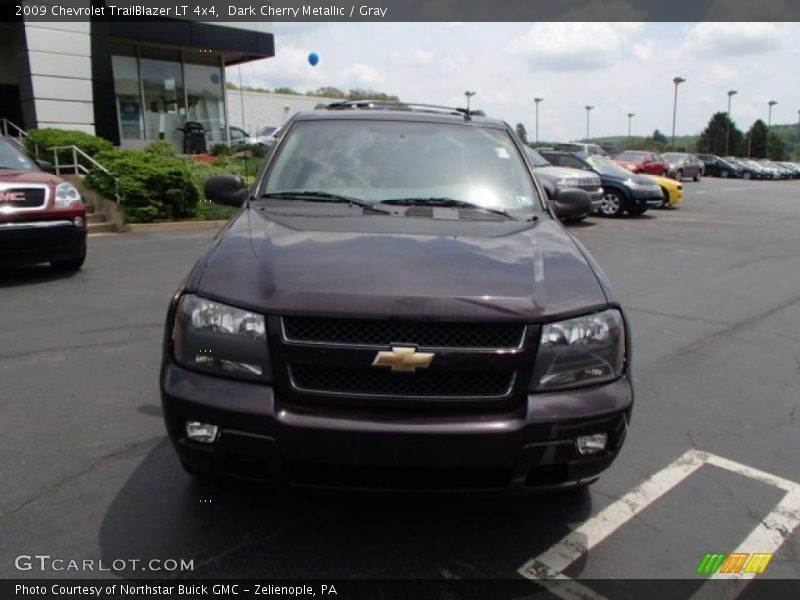 Dark Cherry Metallic / Gray 2009 Chevrolet TrailBlazer LT 4x4
