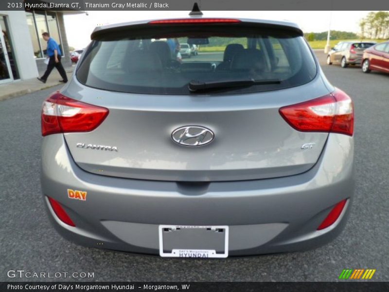Titanium Gray Metallic / Black 2013 Hyundai Elantra GT