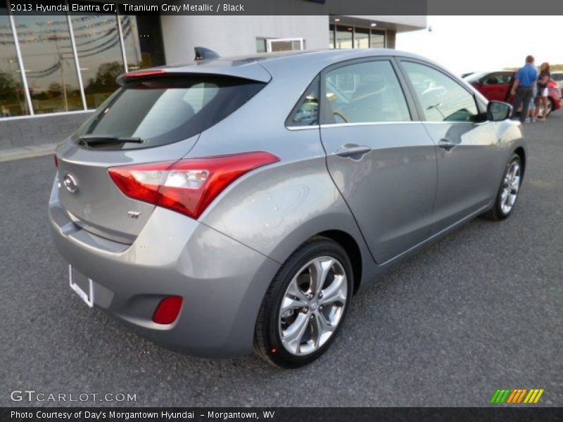 Titanium Gray Metallic / Black 2013 Hyundai Elantra GT