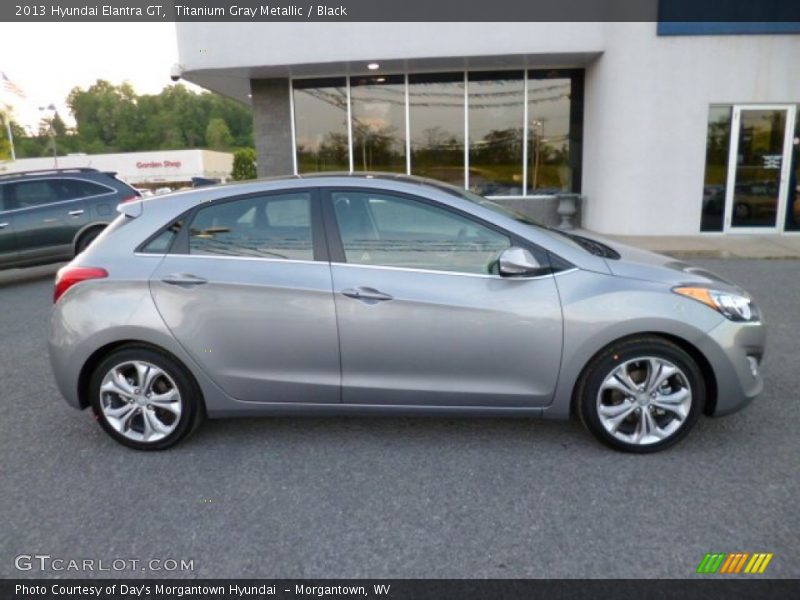 Titanium Gray Metallic / Black 2013 Hyundai Elantra GT