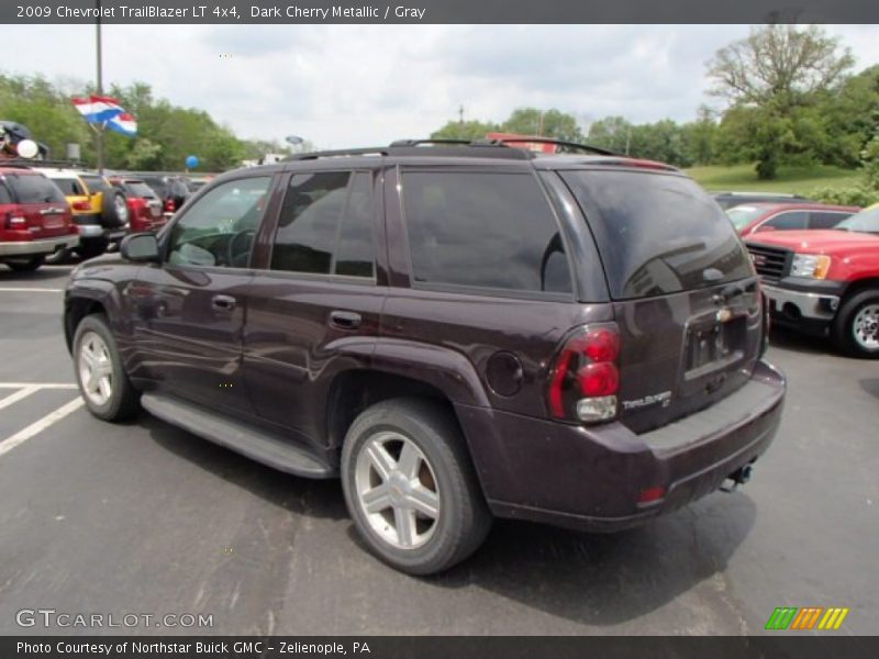 Dark Cherry Metallic / Gray 2009 Chevrolet TrailBlazer LT 4x4