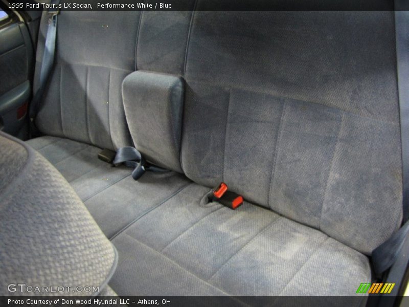 Performance White / Blue 1995 Ford Taurus LX Sedan
