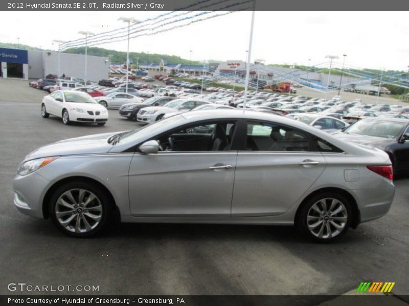 Radiant Silver / Gray 2012 Hyundai Sonata SE 2.0T