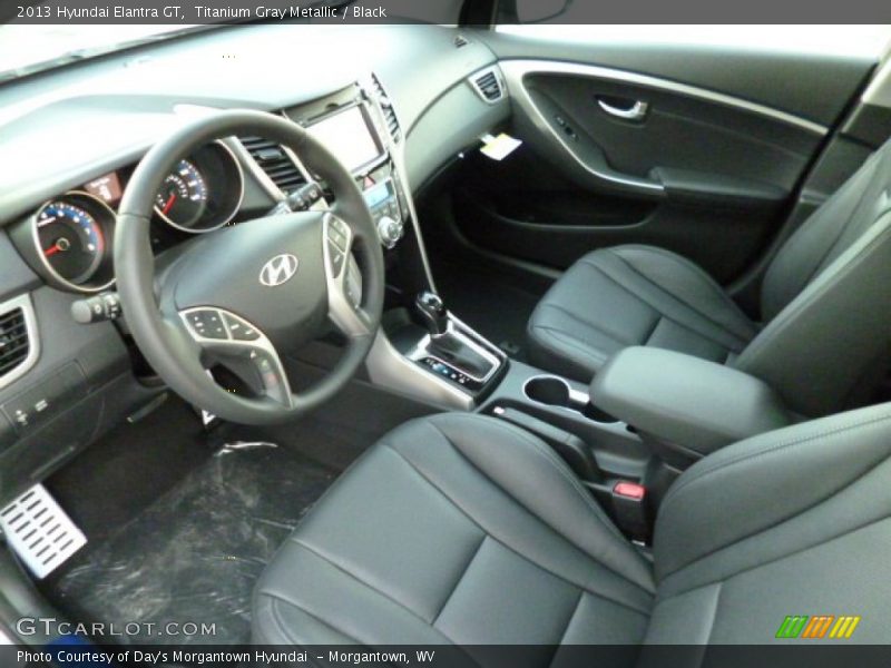 Titanium Gray Metallic / Black 2013 Hyundai Elantra GT