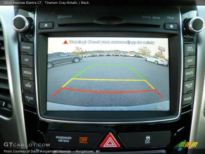 Titanium Gray Metallic / Black 2013 Hyundai Elantra GT