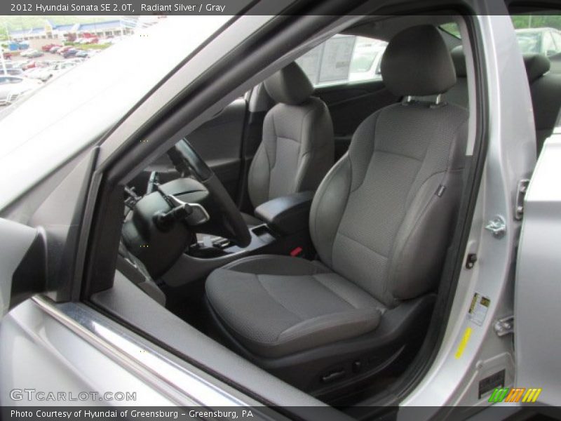Radiant Silver / Gray 2012 Hyundai Sonata SE 2.0T
