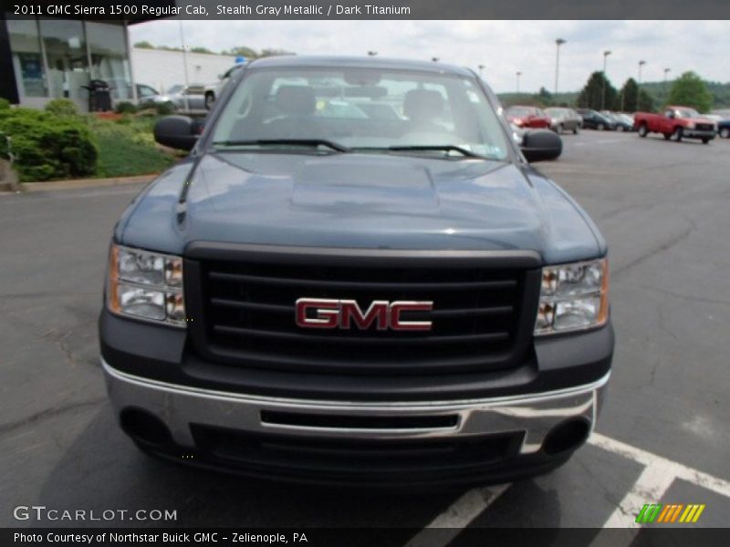 Stealth Gray Metallic / Dark Titanium 2011 GMC Sierra 1500 Regular Cab