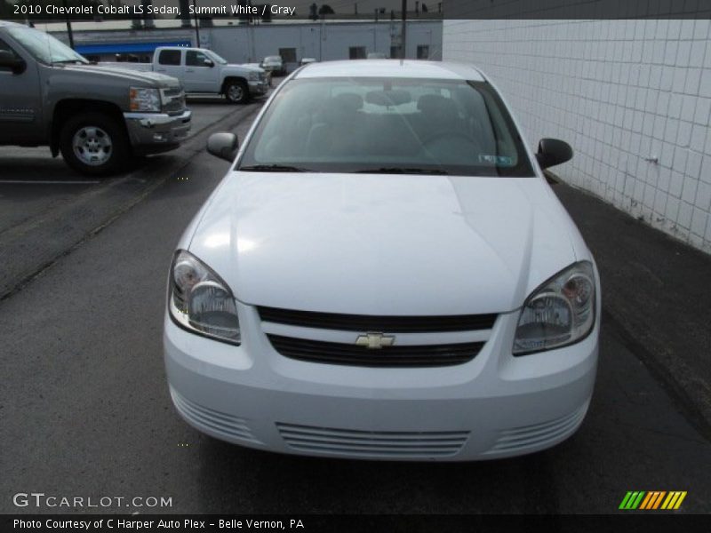 Summit White / Gray 2010 Chevrolet Cobalt LS Sedan