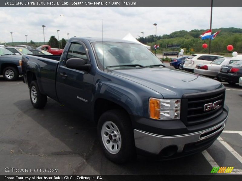 Stealth Gray Metallic / Dark Titanium 2011 GMC Sierra 1500 Regular Cab