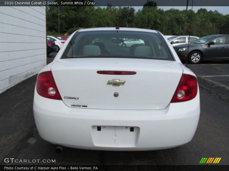 Summit White / Gray 2010 Chevrolet Cobalt LS Sedan