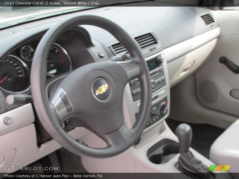 Summit White / Gray 2010 Chevrolet Cobalt LS Sedan