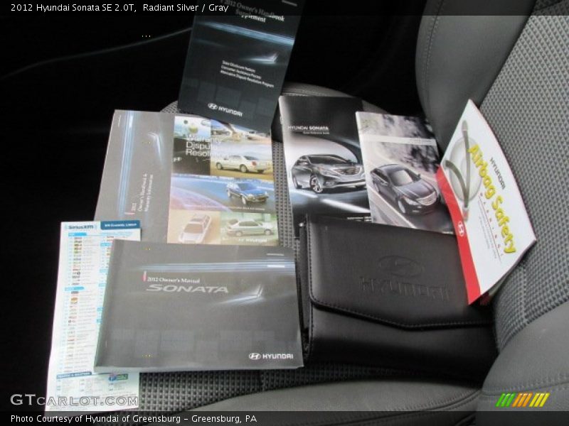 Radiant Silver / Gray 2012 Hyundai Sonata SE 2.0T