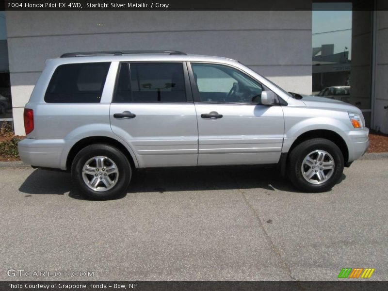 Starlight Silver Metallic / Gray 2004 Honda Pilot EX 4WD