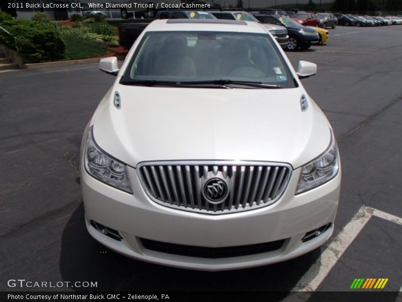 White Diamond Tricoat / Cocoa/Cashmere 2011 Buick LaCrosse CXL