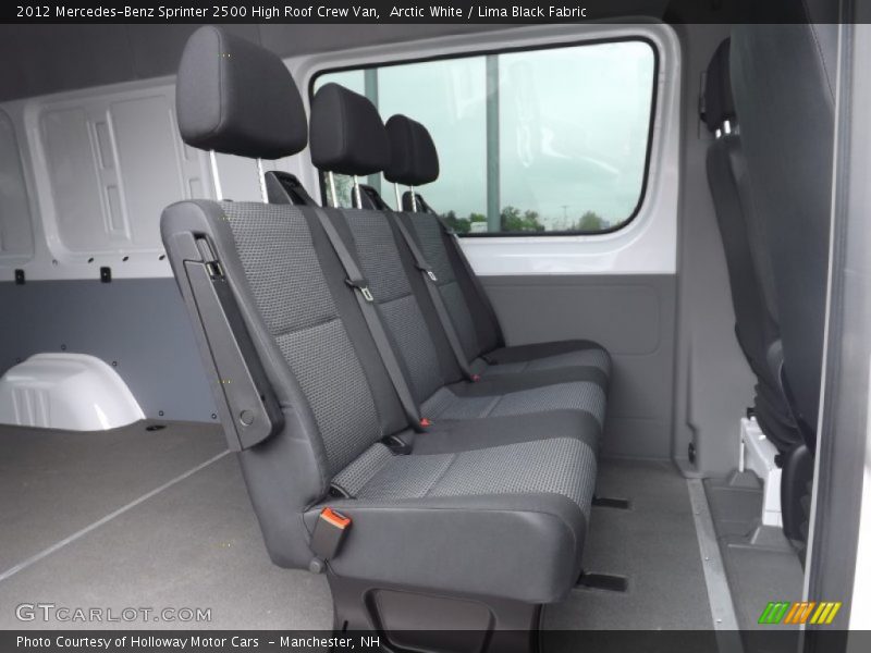 Rear Seat of 2012 Sprinter 2500 High Roof Crew Van