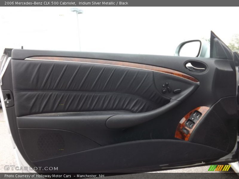 Iridium Silver Metallic / Black 2006 Mercedes-Benz CLK 500 Cabriolet