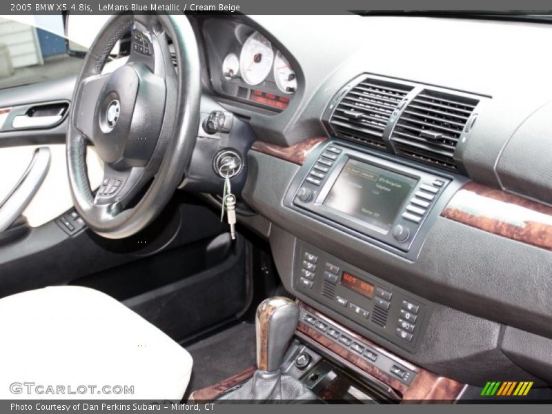 LeMans Blue Metallic / Cream Beige 2005 BMW X5 4.8is
