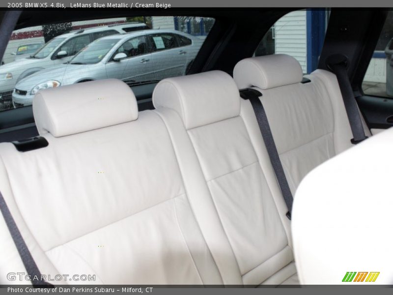 LeMans Blue Metallic / Cream Beige 2005 BMW X5 4.8is