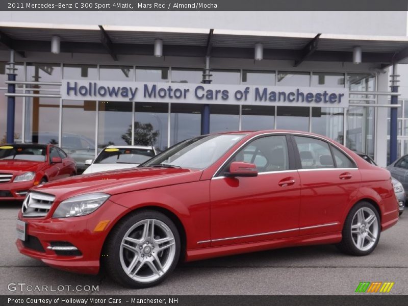 Mars Red / Almond/Mocha 2011 Mercedes-Benz C 300 Sport 4Matic
