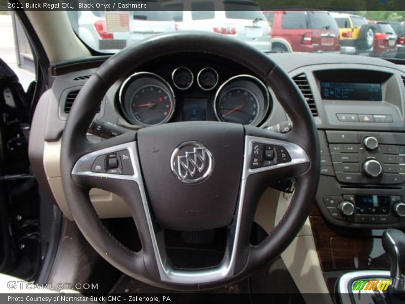 Black Onyx / Cashmere 2011 Buick Regal CXL