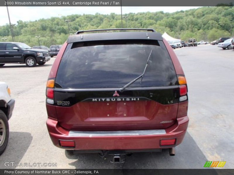 Cambridge Red Pearl / Tan 2000 Mitsubishi Montero Sport LS 4x4