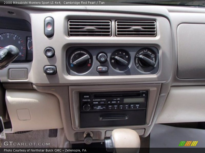 Controls of 2000 Montero Sport LS 4x4
