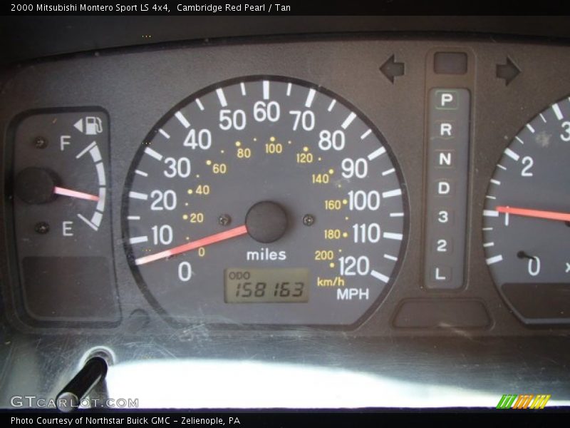 Cambridge Red Pearl / Tan 2000 Mitsubishi Montero Sport LS 4x4