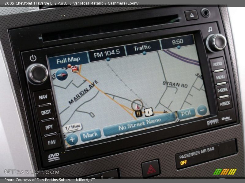Navigation of 2009 Traverse LTZ AWD