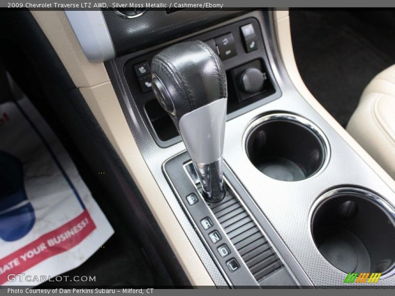 Silver Moss Metallic / Cashmere/Ebony 2009 Chevrolet Traverse LTZ AWD