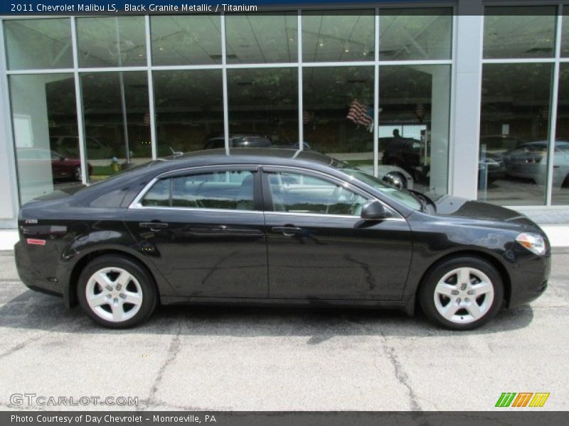 Black Granite Metallic / Titanium 2011 Chevrolet Malibu LS
