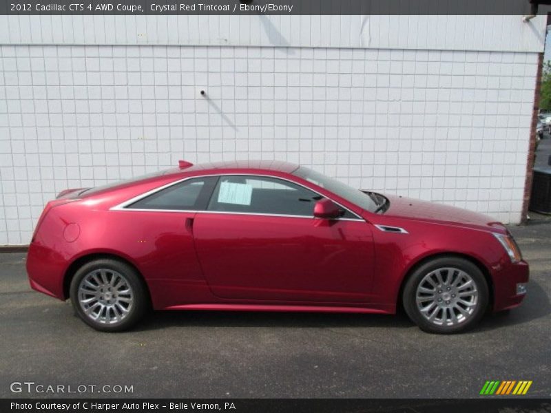 Crystal Red Tintcoat / Ebony/Ebony 2012 Cadillac CTS 4 AWD Coupe