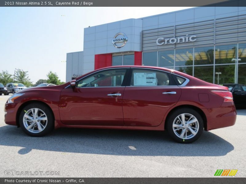 Cayenne Red / Beige 2013 Nissan Altima 2.5 SL