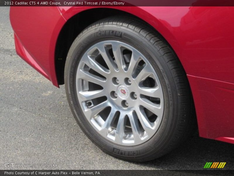 Crystal Red Tintcoat / Ebony/Ebony 2012 Cadillac CTS 4 AWD Coupe